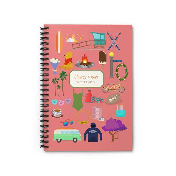 Christy Miller Pink Notebook